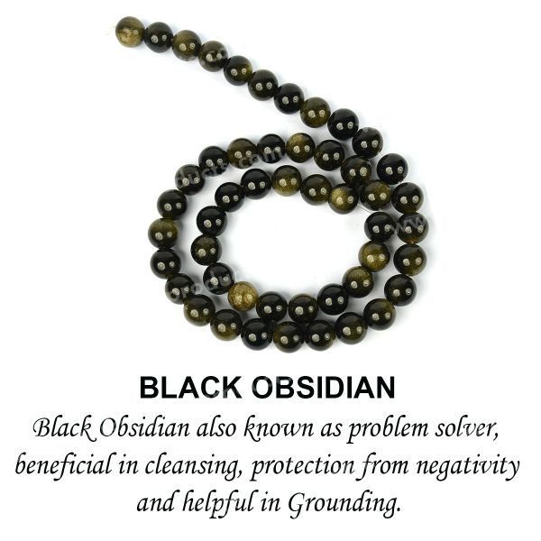 Obsidian Gemstone Necklace – Deara Fashion Accessories